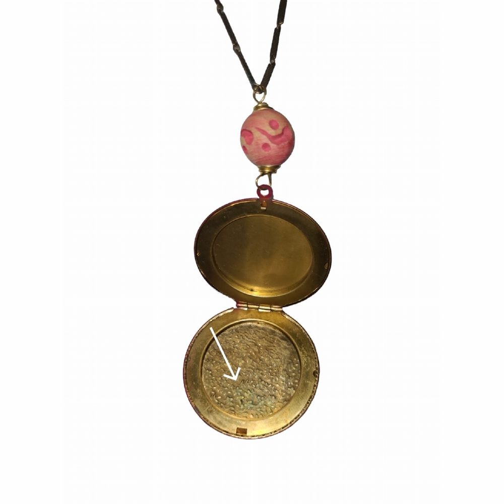 LENOR DAME NECKLACE CHUNKY BULLDOG LOCKET STATEMENT ANTHROPOLOGIE - Picture 13 of 13